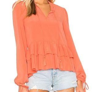 Tularosa Savannah Top in Salmon